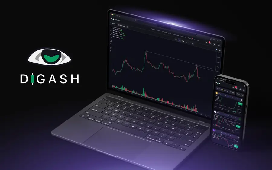 Главная страница платформы Digash